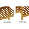 imagePure Garden MultiLevel Plant Stand  Freestanding 9Tier Bamboo Shelf  IndoorOutdoor Shelving Unit for Storage Flowerpots Shoes and Display