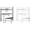 imagePure Garden Plant Stand Indoor or Outdoor Folding Wrought Iron Metal Home and Garden DisplayBlack
