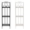 imagePure Garden Plant Stand Indoor or Outdoor Folding Wrought Iron Metal Home and Garden DisplayBlack