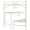 imagePure Garden Plant Stand Indoor or Outdoor Folding Wrought Iron Metal Home and Garden DisplayWhite