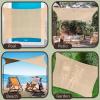 imageSun Shade Canopy  10x13ft Curved Rectangle Sun Shade Sail with UV Protection  Sun Shades Outdoor Patio or Pool Canopy  Sunshades for Patio Yard or Outdoor Activities by Pure Garden BlueCream