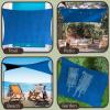 imageSun Shade Canopy  10x13ft Curved Rectangle Sun Shade Sail with UV Protection  Sun Shades Outdoor Patio or Pool Canopy  Sunshades for Patio Yard or Outdoor Activities by Pure Garden BlueBlue