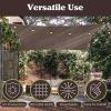 imageSun Shade Canopy  10x13ft Curved Rectangle Sun Shade Sail with UV Protection  Sun Shades Outdoor Patio or Pool Canopy  Sunshades for Patio Yard or Outdoor Activities by Pure Garden BlueGray