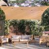 imageSun Shade Canopy  10x13ft Curved Rectangle Sun Shade Sail with UV Protection  Sun Shades Outdoor Patio or Pool Canopy  Sunshades for Patio Yard or Outdoor Activities by Pure Garden BlueSand