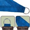 imageSun Shade Canopy  10x13ft Curved Rectangle Sun Shade Sail with UV Protection  Sun Shades Outdoor Patio or Pool Canopy  Sunshades for Patio Yard or Outdoor Activities by Pure Garden BlueBlue