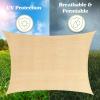 imageSun Shade Canopy  10x13ft Curved Rectangle Sun Shade Sail with UV Protection  Sun Shades Outdoor Patio or Pool Canopy  Sunshades for Patio Yard or Outdoor Activities by Pure Garden BlueSand