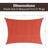 imageSun Shade Canopy  10x13ft Curved Rectangle Sun Shade Sail with UV Protection  Sun Shades Outdoor Patio or Pool Canopy  Sunshades for Patio Yard or Outdoor Activities by Pure Garden BlueTerracotta