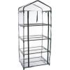 image4 Tier Mini Greenhouse  Portable Greenhouse with RustResistant Frame and PVC Cover for IndoorOutdoor  275x19x63Inch Green House by Pure Garden4 Tier