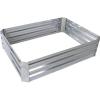 imagePure Garden Galvanized Raised Garden Bed  1425 L x 135 W x 55 H Raised Garden Beds Outdoor Square Planter Box Kit for Flowers Vegetables Fruits or Herbs  Raised Bed Garden Planters