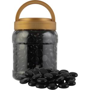 imagePure Garden 50LG1383 Light Blue 10lb Fire Pit Glass RocksBlack
