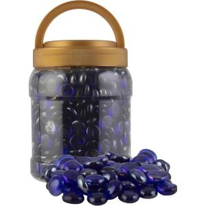 imagePure Garden 50LG1383 Light Blue 10lb Fire Pit Glass RocksBlue
