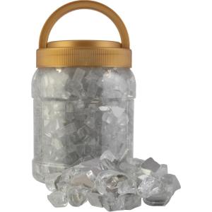 imagePure Garden 50LG1383 Light Blue 10lb Fire Pit Glass RocksCrystal