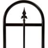 imageFirewood Rack  23Inch Indoor Firewood Holder with Finial Design  Durable Steel Wood Storage Racks for Patio or Fireplace by Pure Garden Black23 Black Wood Fire Rack