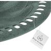imagePure Garden 50LG1074 Weather Resistant Birdbath with Vintage Resin Bird Bath with Antique DesignBronzeGreen