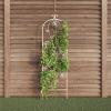 imagePure Garden 50LG5079 Antique White Garden Trellisfor Climbing PlantsAntique White