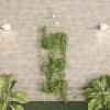 imagePure Garden 50LG5079 Antique White Garden Trellisfor Climbing PlantsAntique White