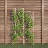 imagePure Garden 50LG5079 Antique White Garden Trellisfor Climbing PlantsAntique White