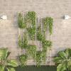 imagePure Garden 50LG5079 Antique White Garden Trellisfor Climbing PlantsAntique White