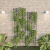 imagePure Garden 50LG5082 Black Garden Trellisfor Climbing PlantsScroll Pattern