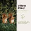 imagePure Garden Bunny Rabbit StatueResin Animal Figurine for Outdoor Lawn and Garden DcorGreat for Flower Beds Fairy Gardens Backyards and MoreSquirrel