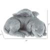 imagePure Garden Cat Memorial Stone  Peaceful Sleeping Kitten Angel Statue for Garden Remembrance Grave Marker and Loss  Pet Sympathy Gift GraySleeping Angel Dog