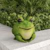 imagePure Garden Frog Couple StatueResin Romantic Animal Figurine for Outdoor Lawn and Garden DcorGreat for Flower Beds Fairy Gardens and MoreFrog Statue