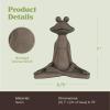 imagePure Garden Meditating Frog Lawn and Garden Dcor Bronze