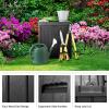 imagePure Garden Outdoor Storage Box  50 Gallon Deck Box for Pool Accessories or Patio Furniture Cushions  Deck Boxes Outdoor Waterproof FadeResistant Package Delivery Boxes for Outside CoffeeBLACK
