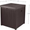 imagePure Garden Outdoor Storage Box  50 Gallon Deck Box for Pool Accessories or Patio Furniture Cushions  Deck Boxes Outdoor Waterproof FadeResistant Package Delivery Boxes for Outside CoffeeBROWN