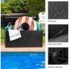 imagePure Garden Outdoor Storage Box  50 Gallon Deck Box for Pool Accessories or Patio Furniture Cushions  Deck Boxes Outdoor Waterproof FadeResistant Package Delivery Boxes for Outside CoffeeBLACK