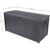 imagePure Garden Outdoor Storage Box  50 Gallon Deck Box for Pool Accessories or Patio Furniture Cushions  Deck Boxes Outdoor Waterproof FadeResistant Package Delivery Boxes for Outside CoffeeGRAY