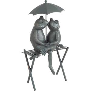 imagePure Garden Frog Couple StatueResin Romantic Animal Figurine for Outdoor Lawn and Garden DcorGreat for Flower Beds Fairy Gardens and MoreCouple Frog