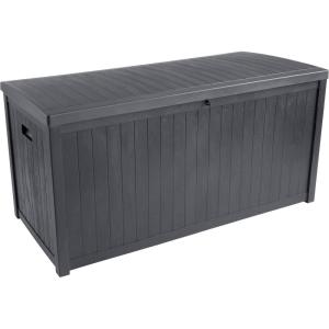 imagePure Garden Outdoor Storage Box  50 Gallon Deck Box for Pool Accessories or Patio Furniture Cushions  Deck Boxes Outdoor Waterproof FadeResistant Package Delivery Boxes for Outside CoffeeGRAY