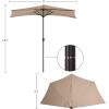 image9ft Half UmbrellaBeige
