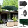 image9ft Half UmbrellaForest Green