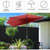 image9ft Half UmbrellaRed