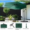 imageOffset Patio Umbrella with Sturdy Steel Ribs and Vertical TiltGreen
