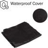 imagePure Garden 50154 26quot Woven Square Fire Pit BronzeBlack with Orange