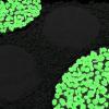 imagePure Garden GlowinTheDark Solar Pebble Lights 500 Ct Blue Decorative Rocks for Flower Beds Walkways and PatiosGreen