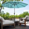 imagePure Garden Patio Umbrella with Auto TiltBlue