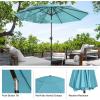 imagePure Garden Patio Umbrella with Auto TiltBlue