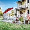 imagePure Garden Patio Umbrella with Auto TiltRed