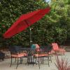 imagePure Garden Patio Umbrella with Auto TiltRed