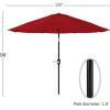 imagePure Garden Patio Umbrella with Auto TiltRed