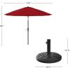 imagePure Garden Patio Umbrella with Auto TiltRed