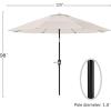imagePure Garden Patio Umbrella with Auto TiltTan