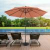 imagePure Garden Patio Umbrella with Auto TiltTerracotta