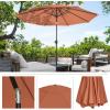 imagePure Garden Patio Umbrella with Auto TiltTerracotta