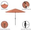 imagePure Garden Patio Umbrella with Auto TiltTerracotta