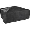 imagePure Garden W150098 37quot Tile Rectangular Fire Pit BlackRectangle
